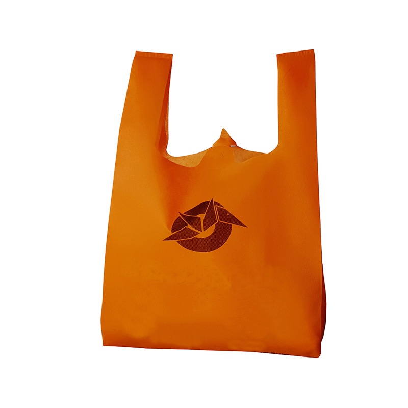 Eco Friendly Non Woven T-Shirt Bags With Customized Logo
